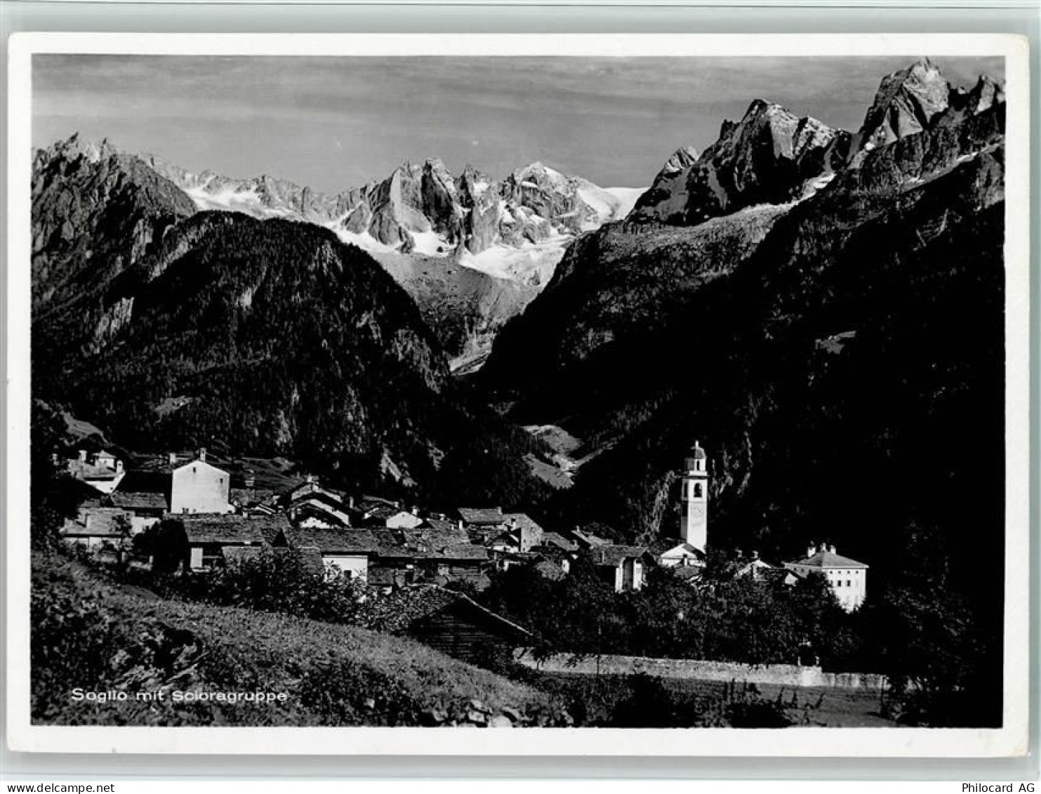 7610 Soglio - Soglio mit Scioragruppe - 10156133