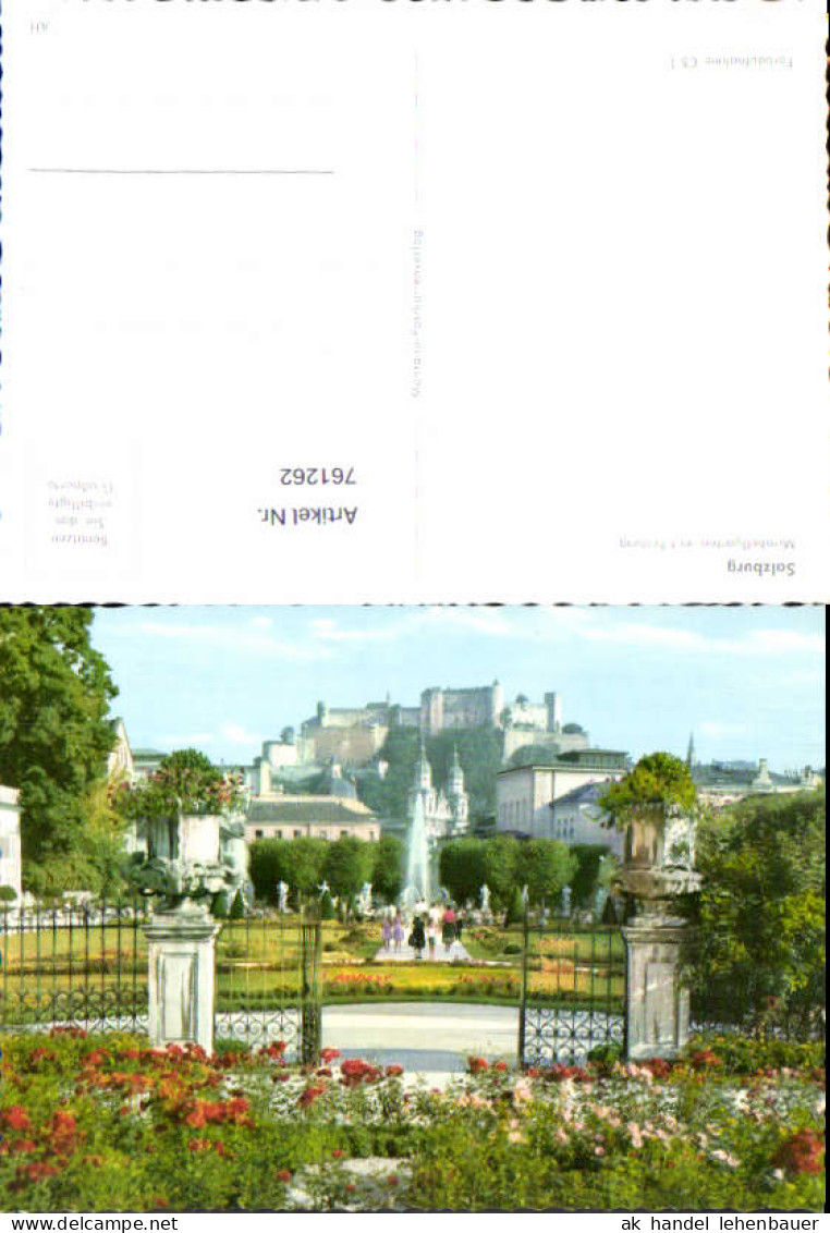 761262 Salzburg Mirabellgarten Hohensalzburg Bez. Salzburg-Stadt
