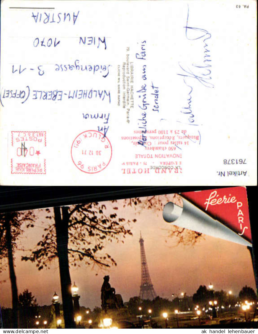 761378 Paris Arrondissement Paris France