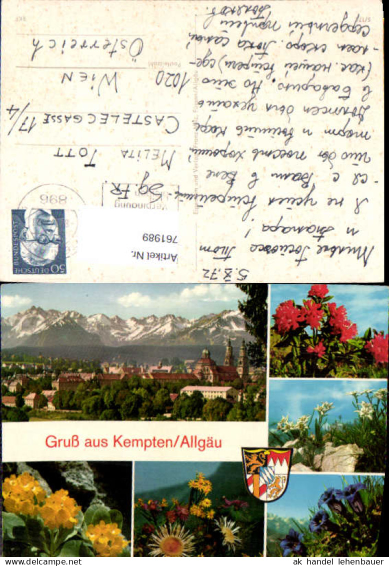 761989 Kempten (Allgäu) Kreisfreie Stadt Kempten (Allgäu)