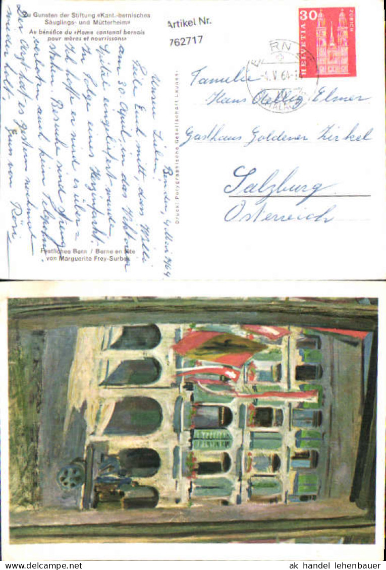 762717 tolle Künstler AK Bern Festliches Bern Bern Switzerland