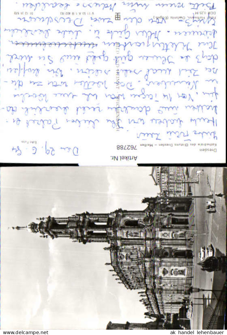 762788 Dresden Kathedrale Dresden-Meißen kreisfreie Stadt Dresden