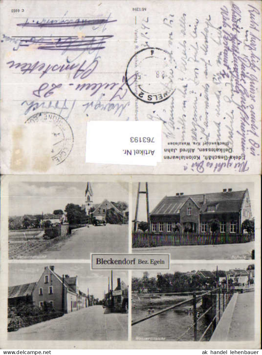 763193 Bleckendorf Bez. Egeln LK Salzlandkreis Wanzleben Egelner Mulde