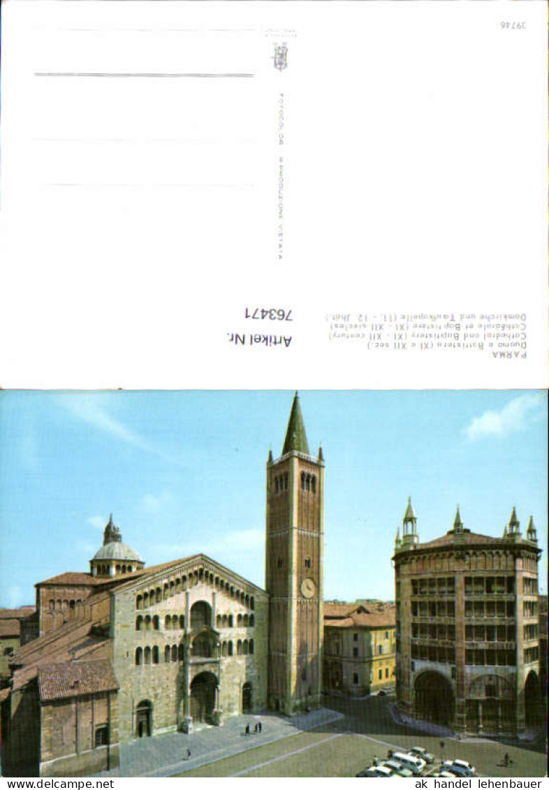 763471 Parma Duomo e Battistero Provinz Parma Italy