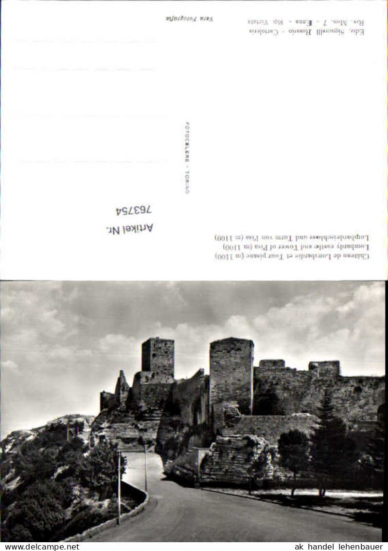 763754 Enna Lombardeischloss und Turm von Pisa Enna Italy