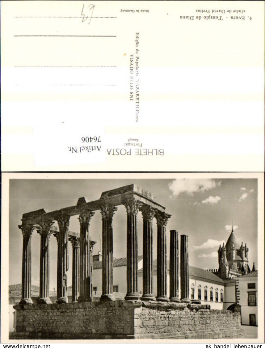 76406,Evora Templo de Diana Tempel