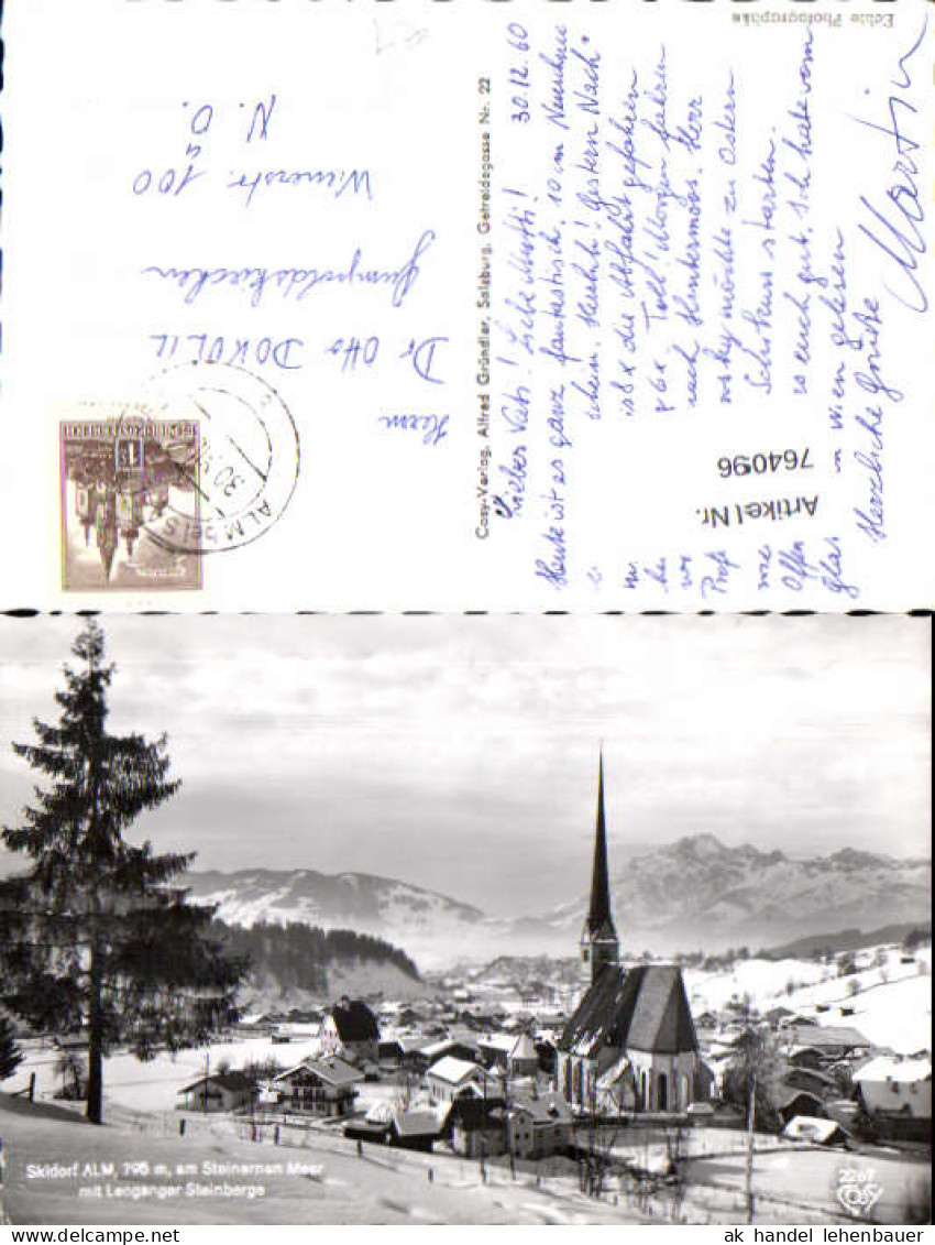 764096 Maria Alm am Steinernen Meer Alm Leoganger Steinberge Bez. Zell am See