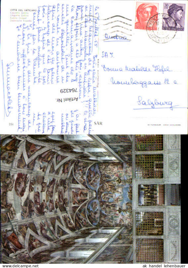 764329 Vatikanstadt Sixtinische Kapelle Vatikan Vatican City