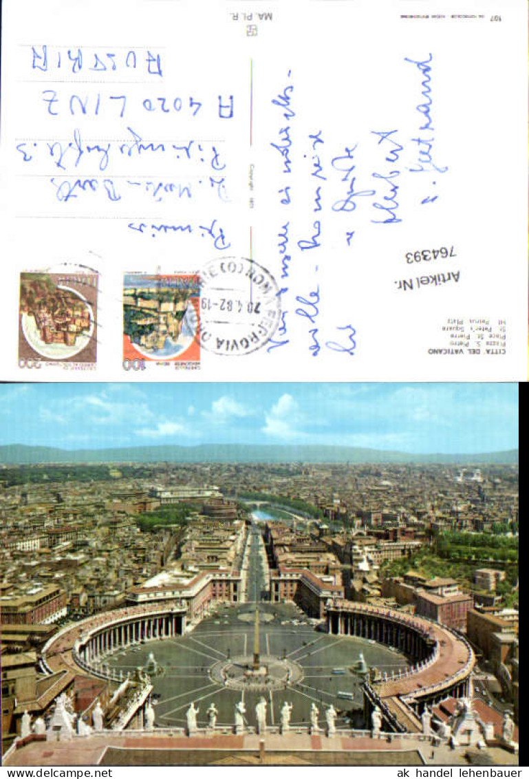764393 Vatikanstadt Petersplatz Vatican City Vatikan