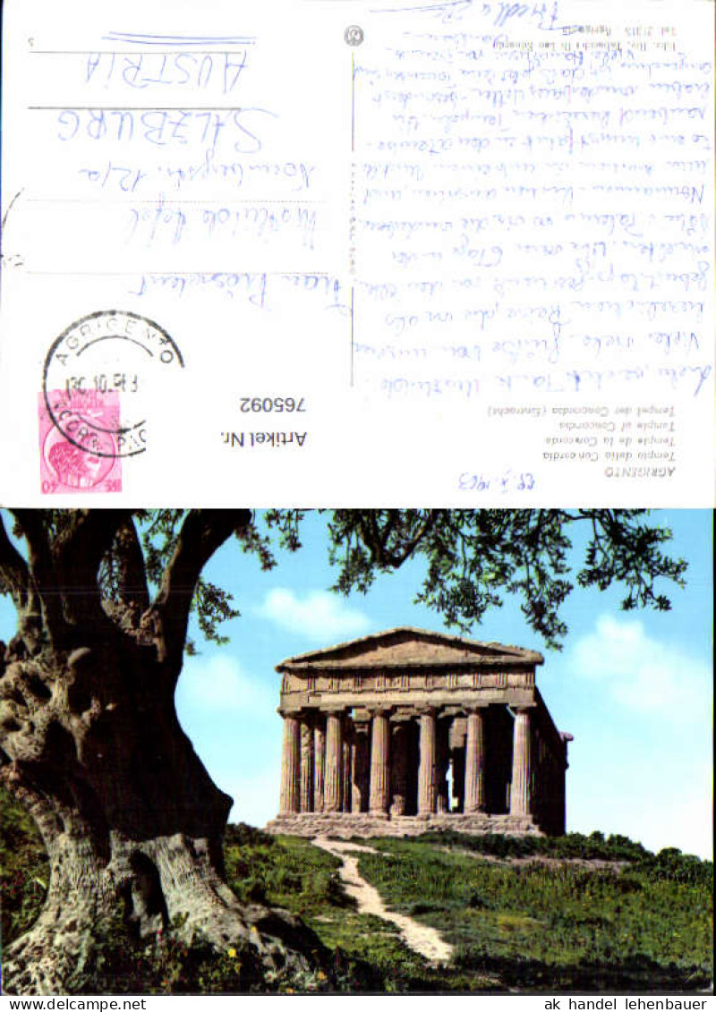 765092 Agrigento Tempio della Concordia Provinz Agrigento Italy
