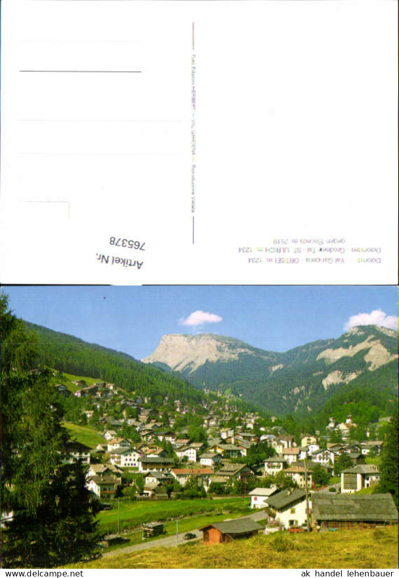 765378 St. Ulrich in Gröden (Ortisei) Gardena Bozen Italy