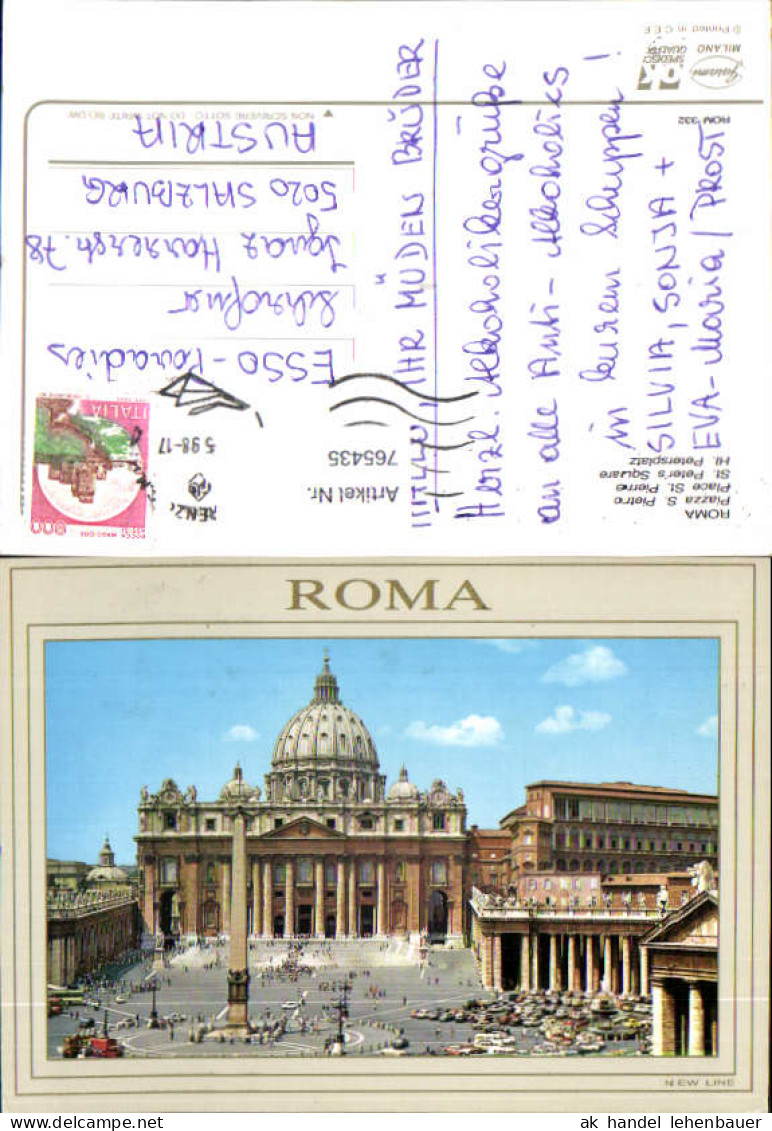 765435 Rom Petersplatz Rom Italy Vatikan