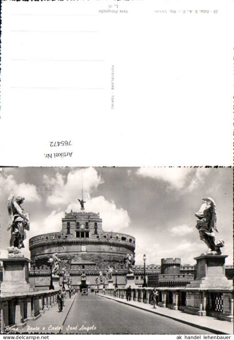 765472 Roma Ponte e Castel Sant'Angelo Rom Italy
