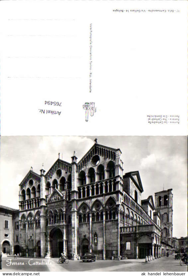765494 Ferrara Cattedrale Provinz Ferrara Italy