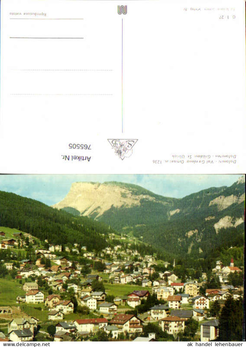 765505 St. Ulrich in Gröden (Ortisei) Gardena Bozen Italy