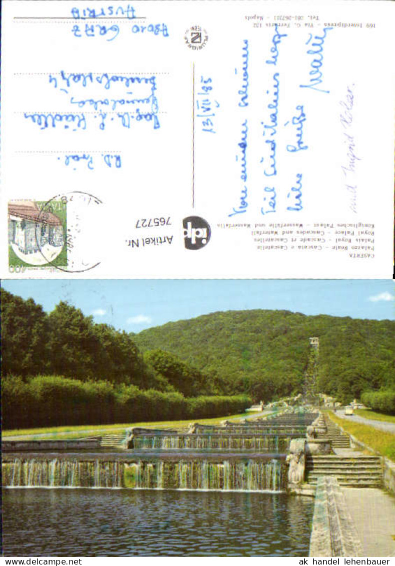 765727 Caserta Palazzo Reale Cascata e Cascatelle Provinz Caserta Italy
