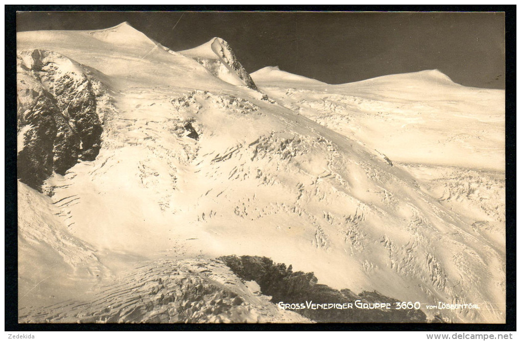 7661 - alte Foto Ansichtskarte - Matrei in Osttirol - Gross Venediger Gruppe - Badener Hütte Anderä Lottersberger TOP