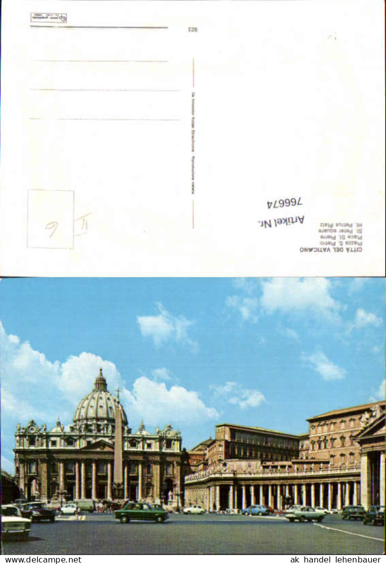 766674 Vatikanstadt Petersplatz Vatikanstadt Vatican City Vatikan