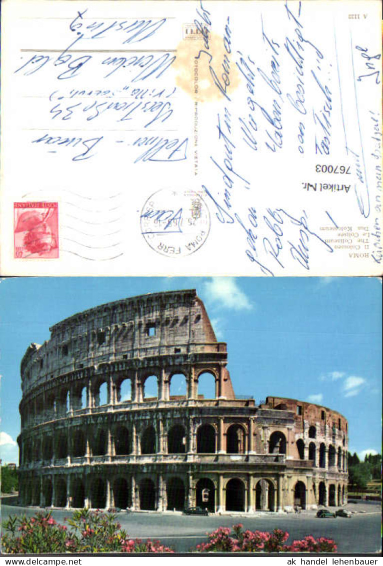 767003 Rom Il Colosseo Rom Italy