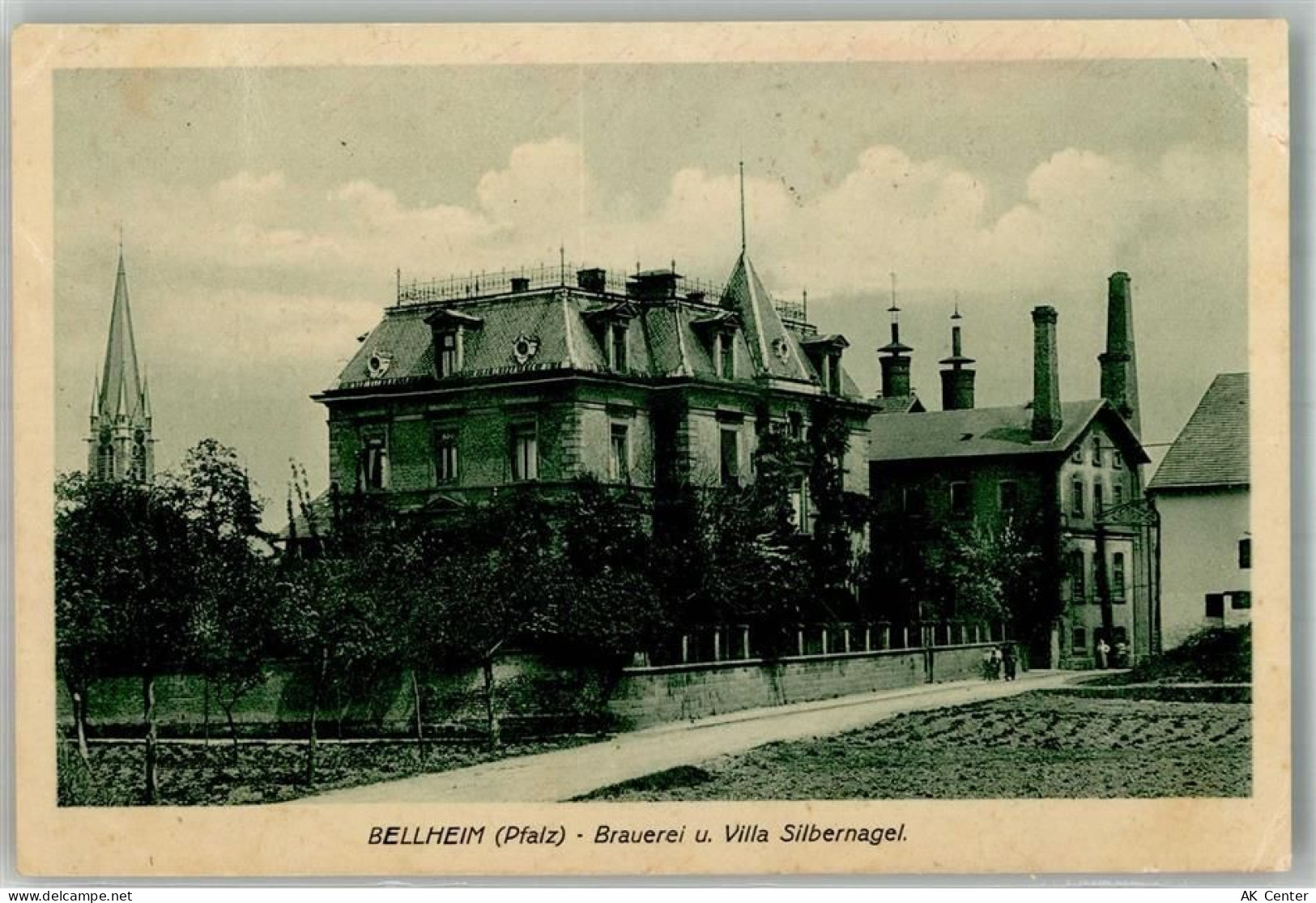 76726 W6729 Bellheim 1910 - Brauerei Sibernagel Villa Silbernagel - 13662220