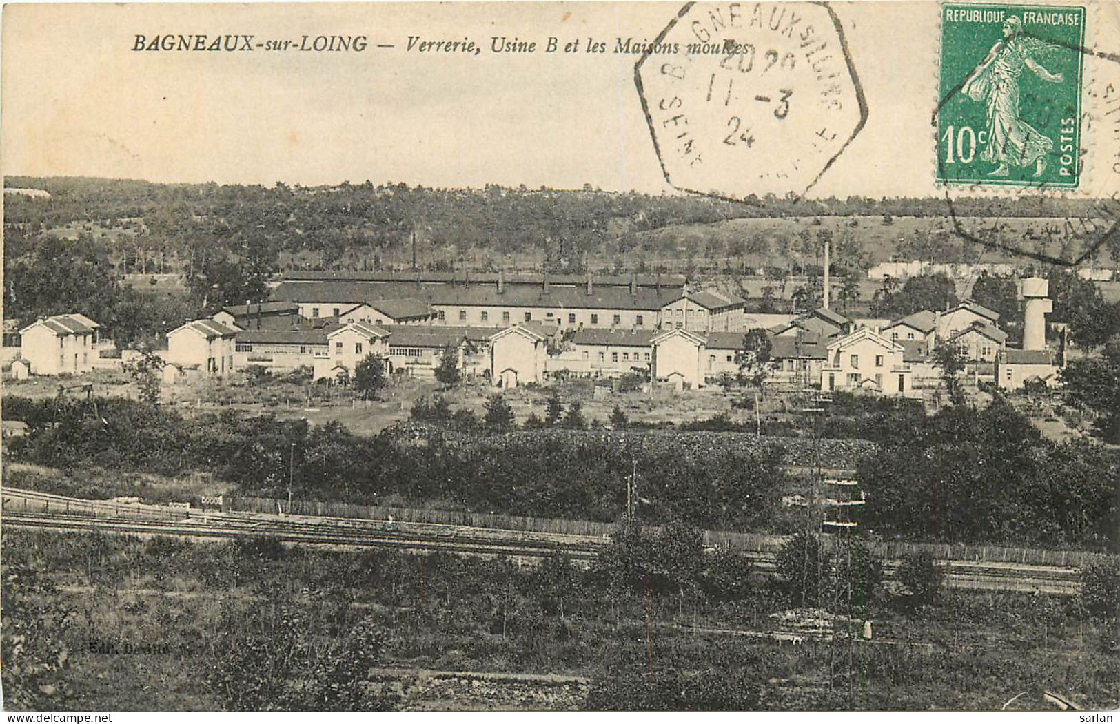 77 , Bagneaux-sur-Loing , Verrerie , *  MS 550 80