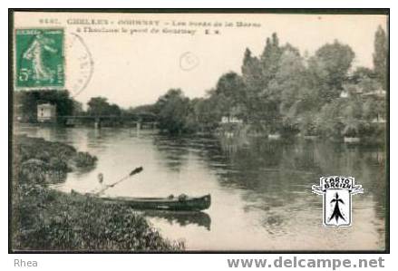 77 Chelles - 6461. CHELLES-GOURNAY - Les bords de la Marne... - cpa
