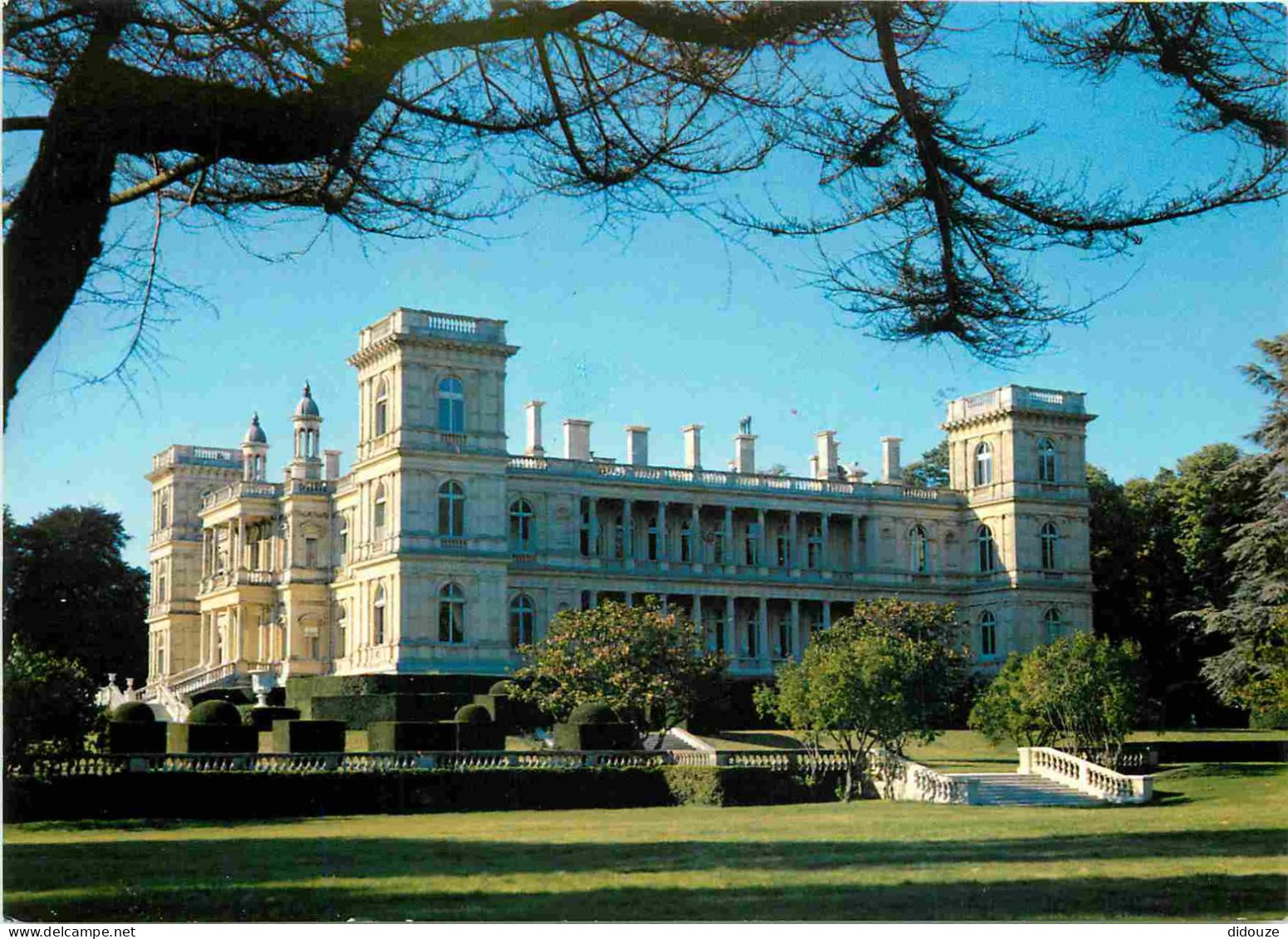 77 - Ferrières - Château de Ferrières - Façade italienne vue du parc - CPM - Voir Scans Recto-Verso