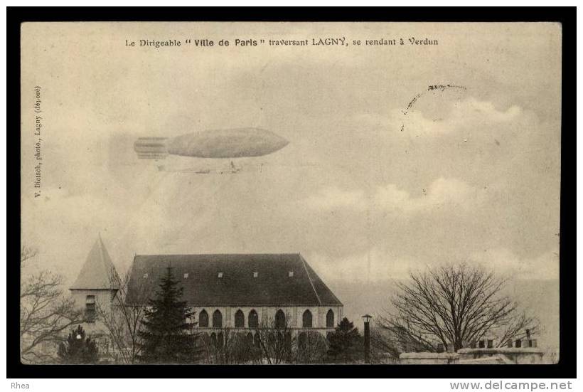 77 Lagny-sur-Marne ballon dirigeable D77D K77243K C77243C RH086405