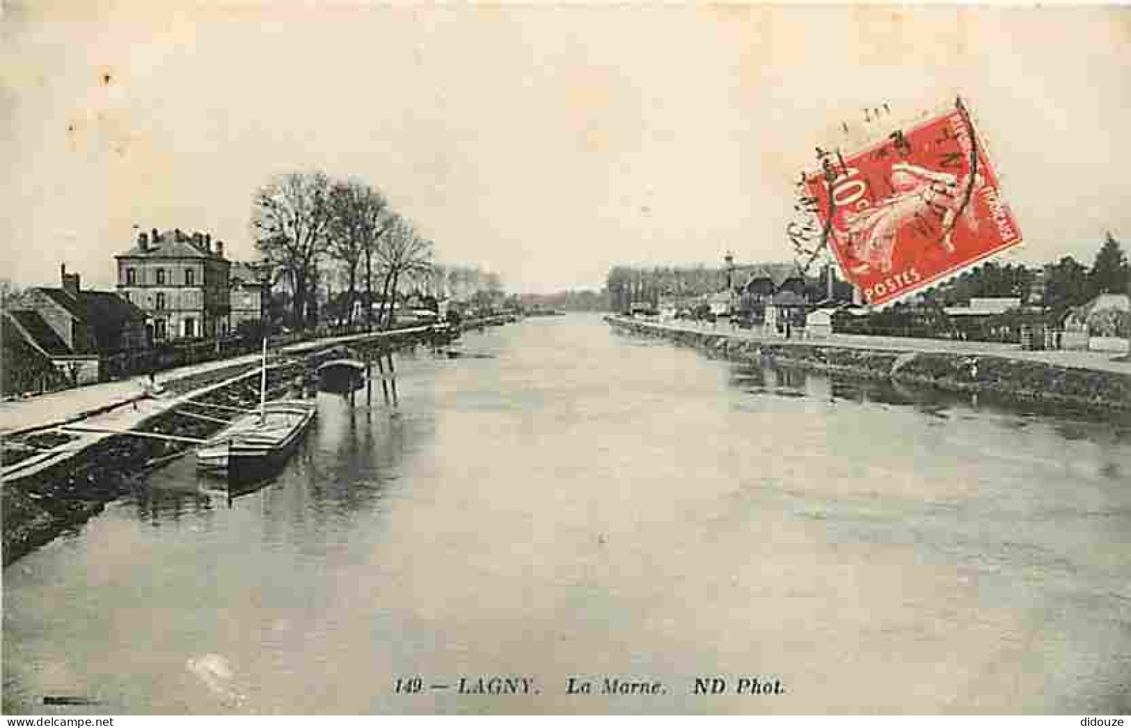 77 - Lagny sur Marne - La Marne - CPA - Voir Scans Recto-Verso