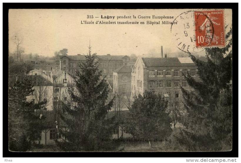 77 Lagny-sur-Marne militaire hopital ecole D77D K77243K C77243C RH086423