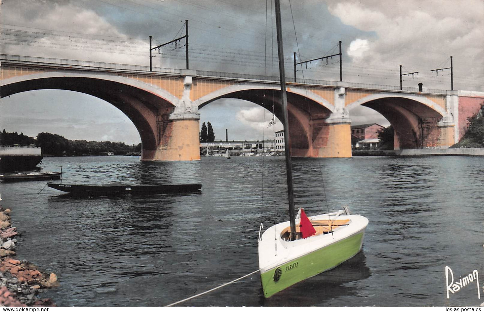 77 LE MEE SUR SEINE LE PONT DU CHEMIN DE FER