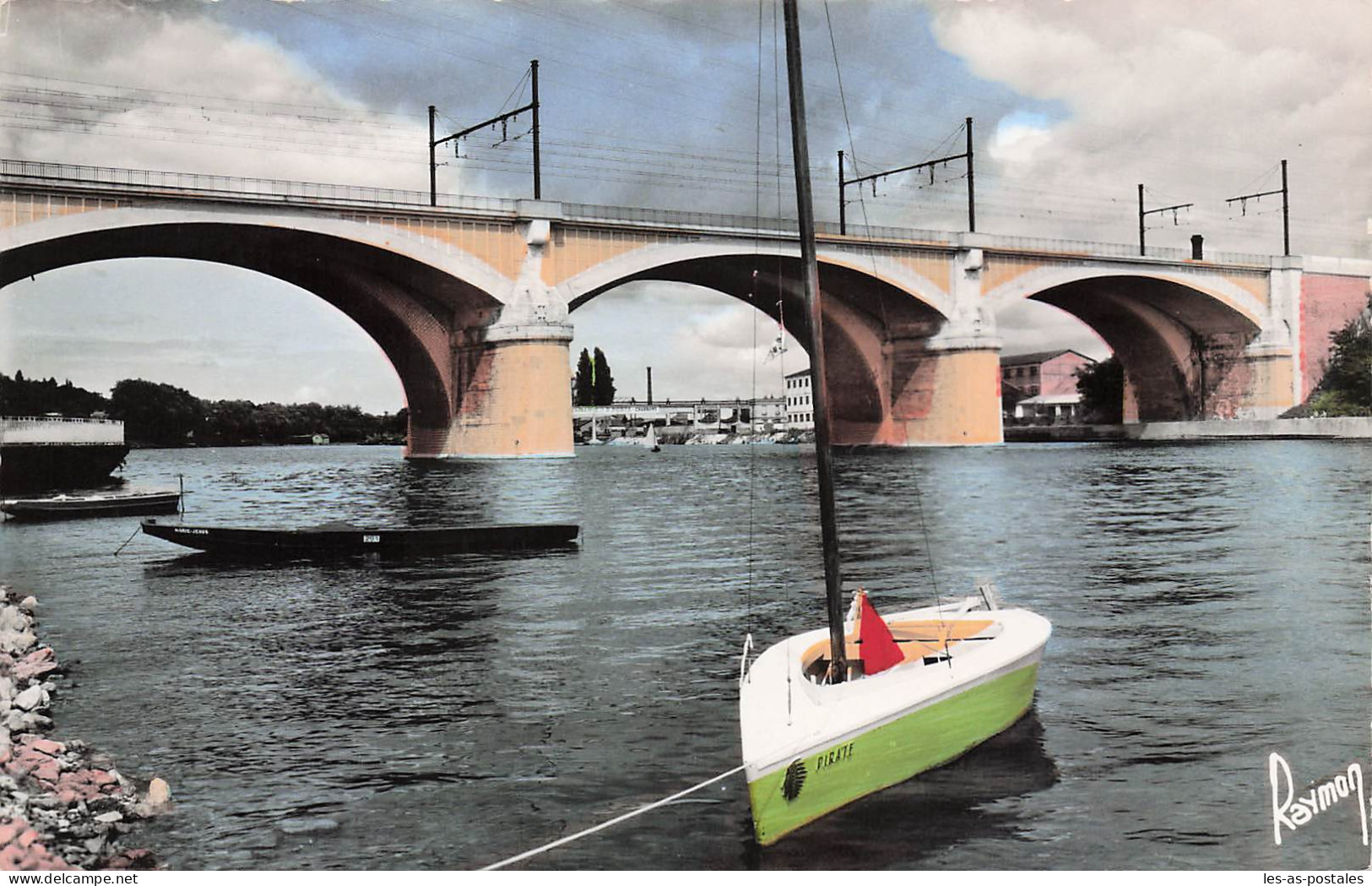 77 LE MEE SUR SEINE LE PONT DU CHEMIN DE FER