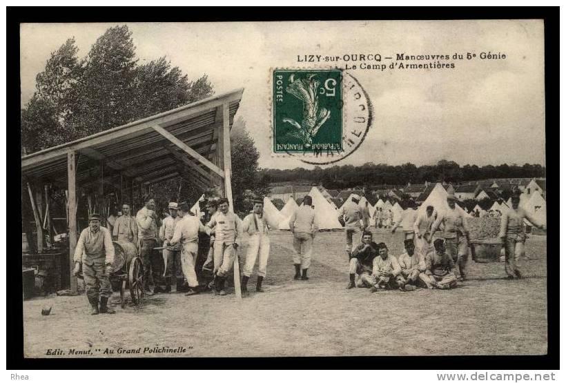 77 Lizy-sur-Ourcq militaria camp genie D77D K77257K C77257C RH086444