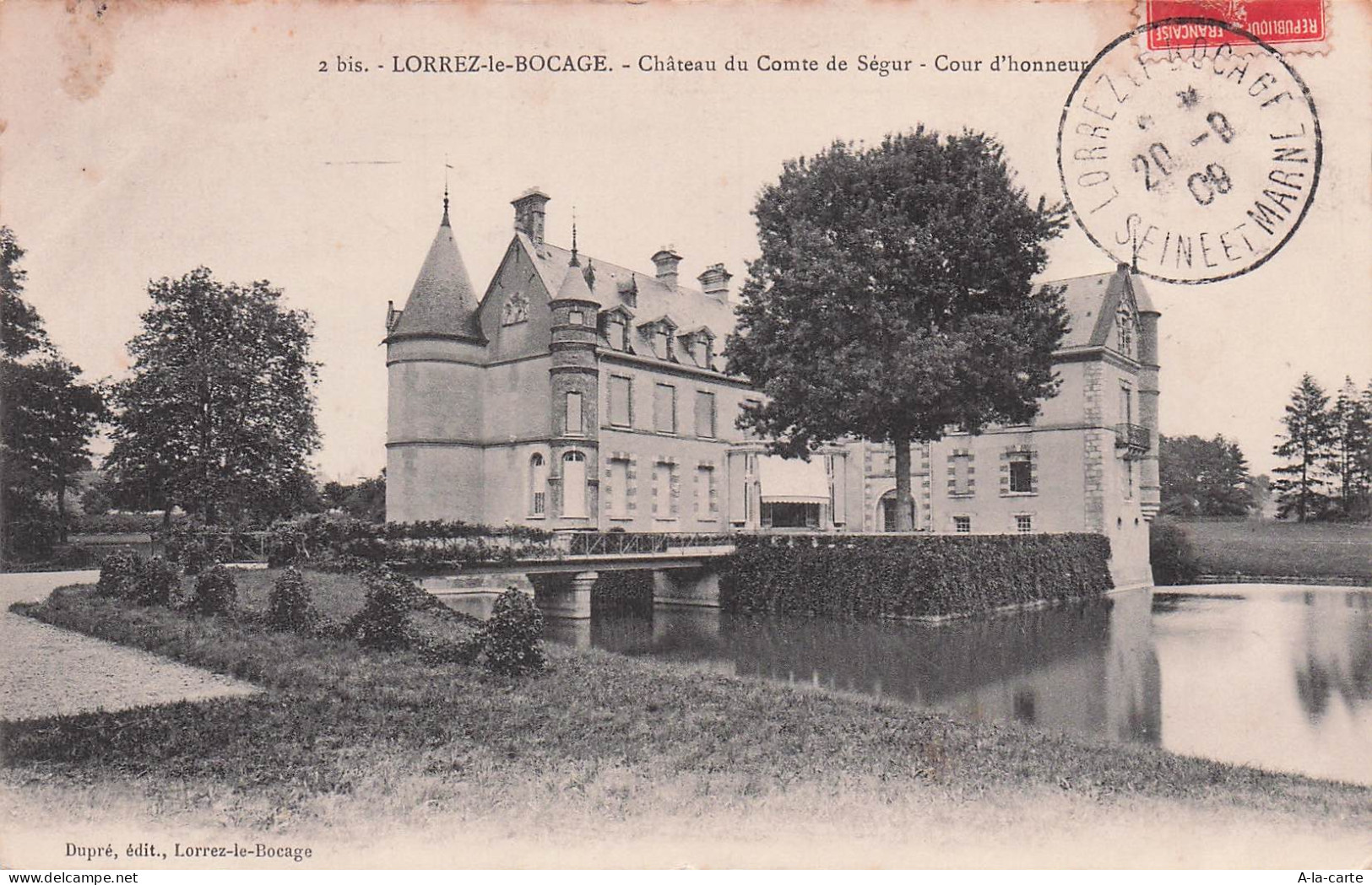 77 LORREZ LE BOCAGE PREAUX CHATEAU DU COMTE DE SEGUR