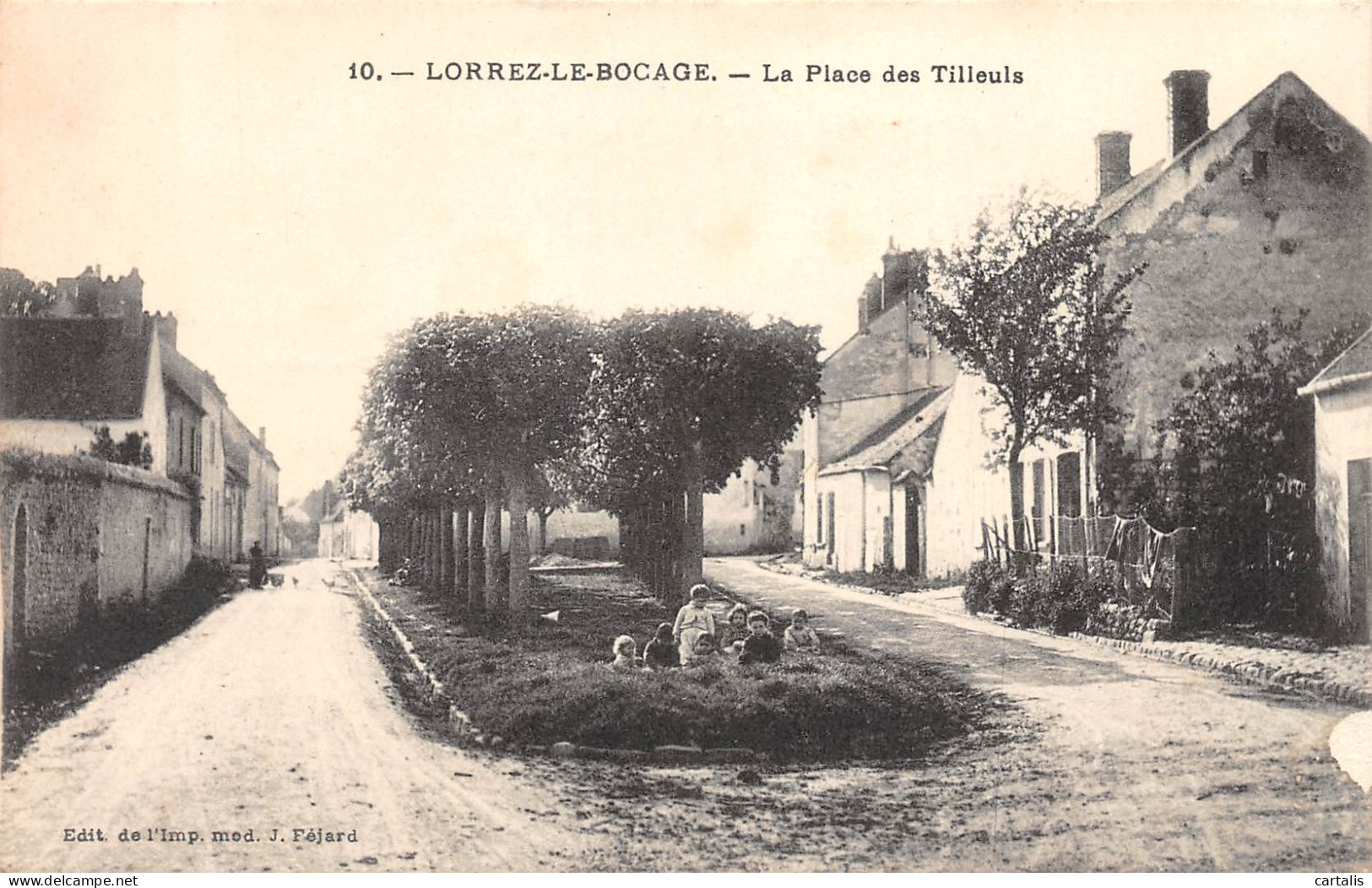 77-LORREZ LE BOCAGE PREAUX-Place des Tilleuls-N 6006-B/0001