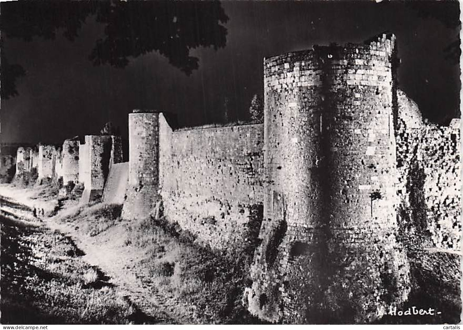 77-PROVINS-LES REMPARTS PARTIE NORD OUEST DE LA TOUR AUX ENGI-N°7080-A/0037