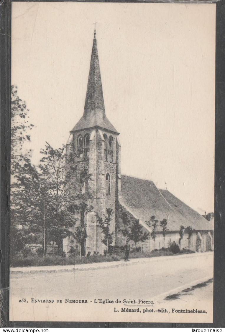 77 - SAINT PIERRE LES NEMOURS - L' Eglise de Saint Pierre
