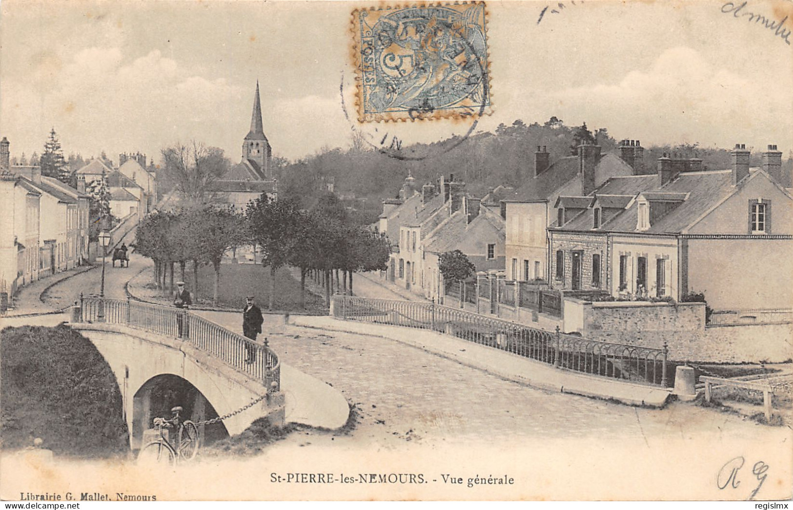 77-SAINT PIERRE LES NEMOURS-N°376-D/0217
