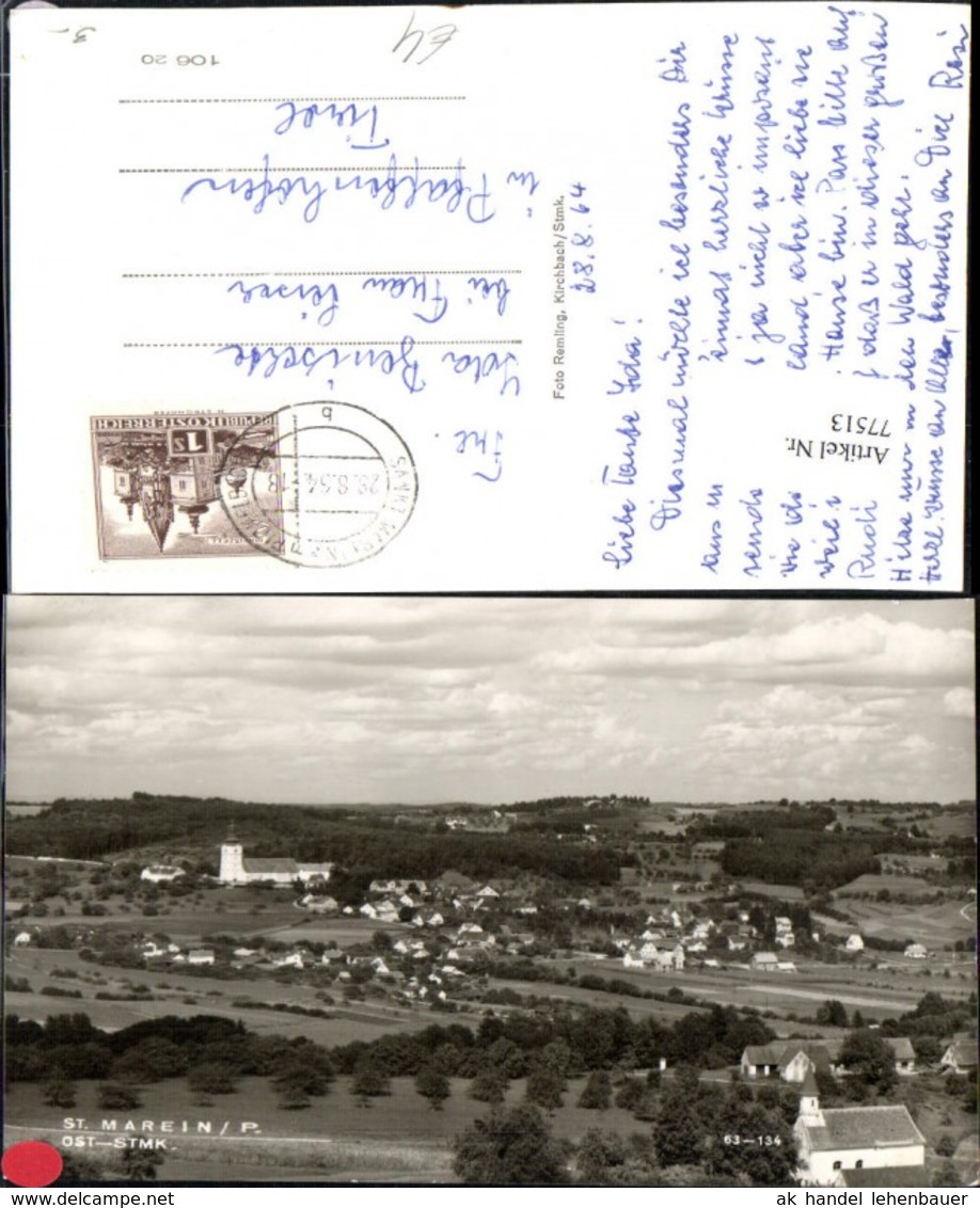 77513,St. Marein Ortsansicht bei Graz