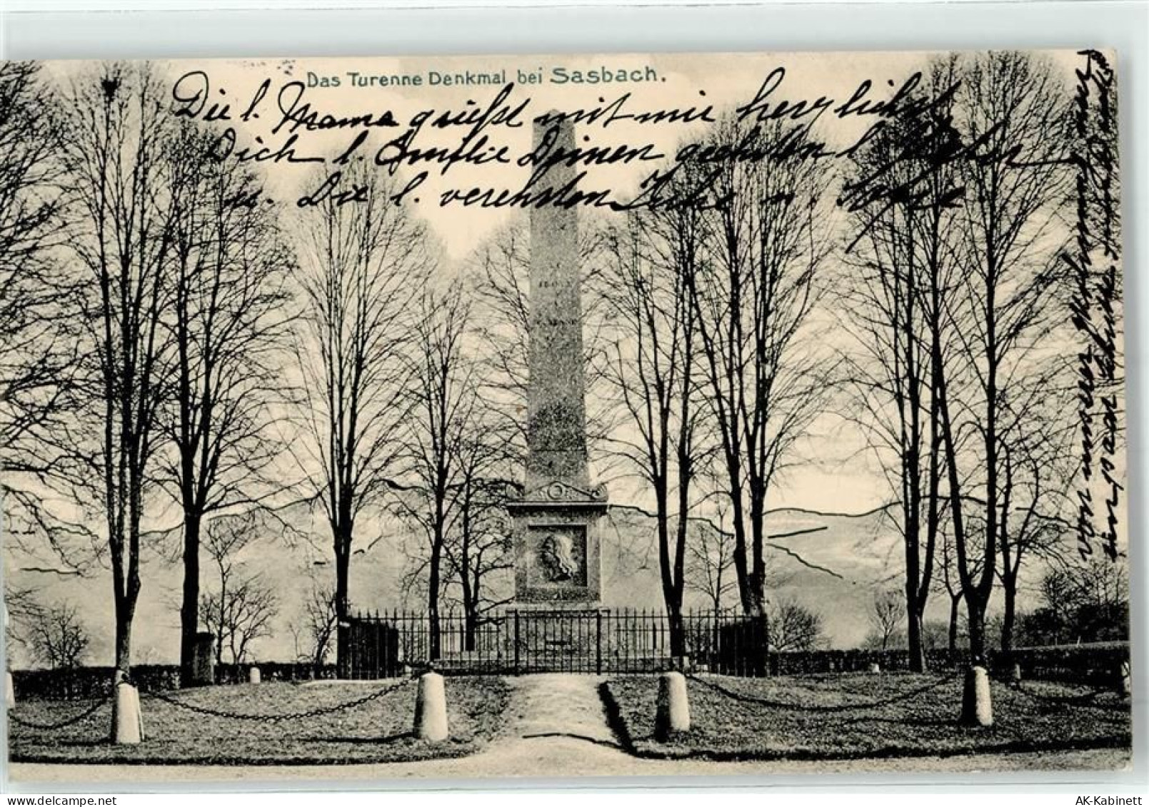 77880 W7591 Sasbach b Achern, Baden - Turenne Denkmal - 51881281