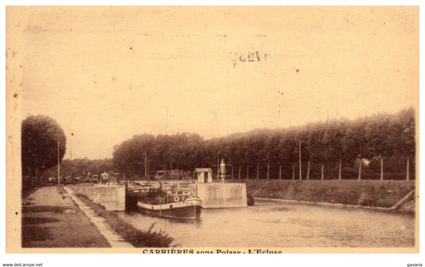 78 CARRIERES-sous-POISSY - L'écluse