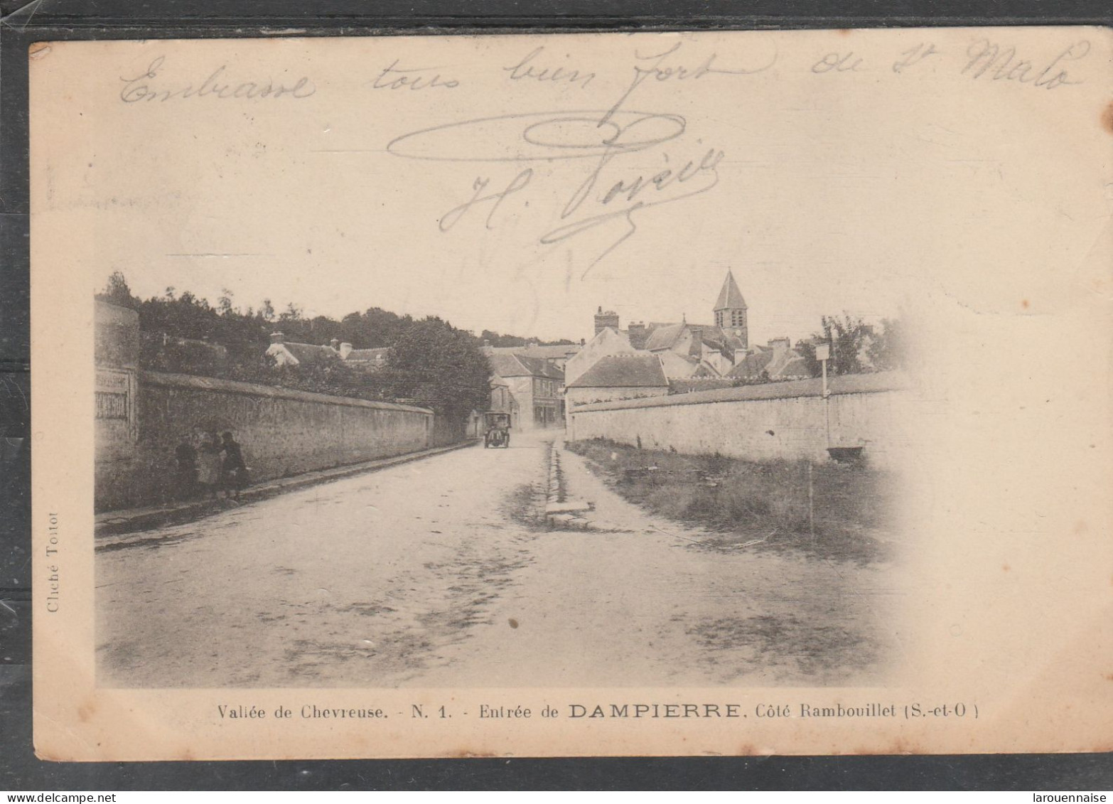 78 - DAMPIERRE EN YVELINES - Entrée de Dampierre - Côté Rambouillet