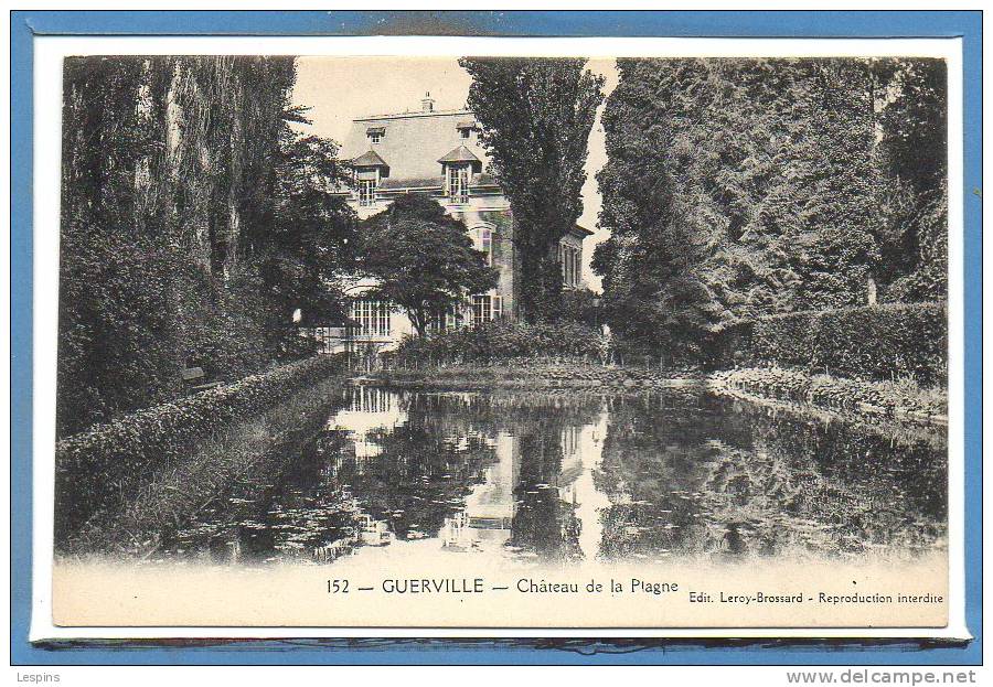 78 - GUERVILLE --  Chateau de la plagne