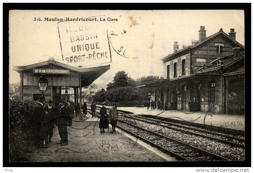 78 Hardricourt gare D78D K78401K C78299C RH084451