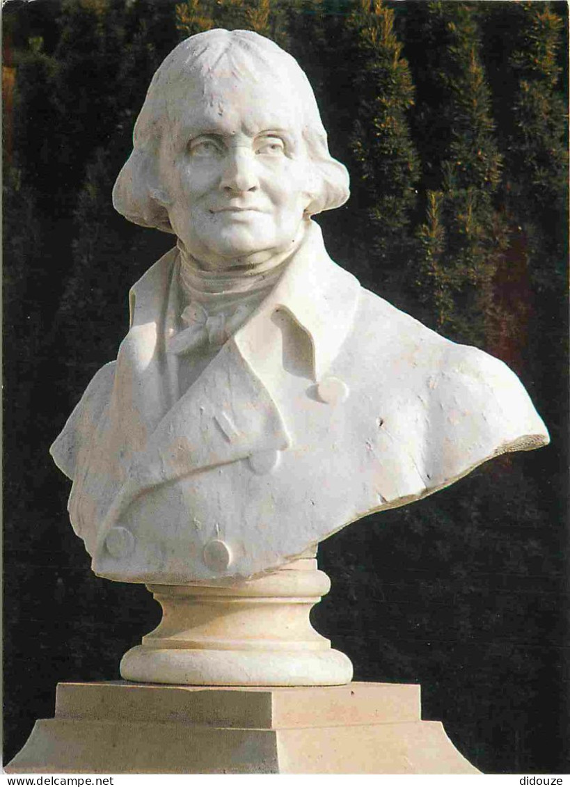 78 - Jouy en Josas - Buste Oberkampf - Fondateur de la Manufacture des toiles de Jouy en 1760 - Arts sculpture - CPM - V