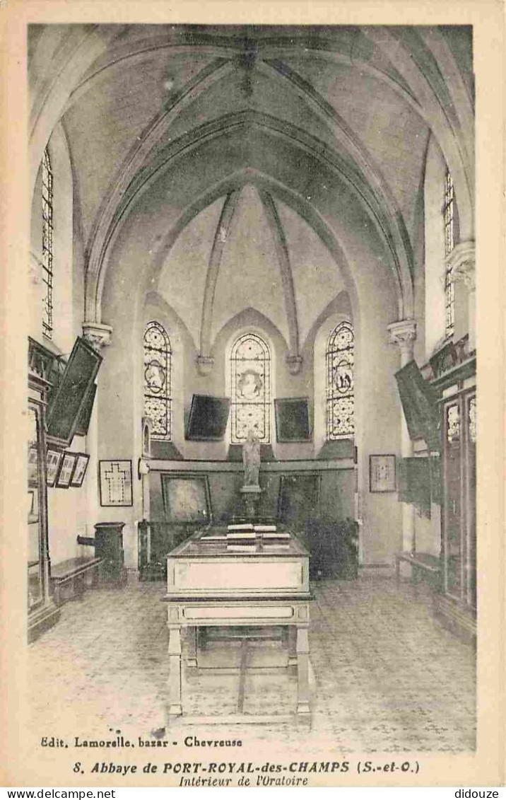 78 - Magny les Hameaux - Abbaye de Pot Royal des Champs - intérieur de l'Oratoire - CPA - Voir Scans Recto-Verso