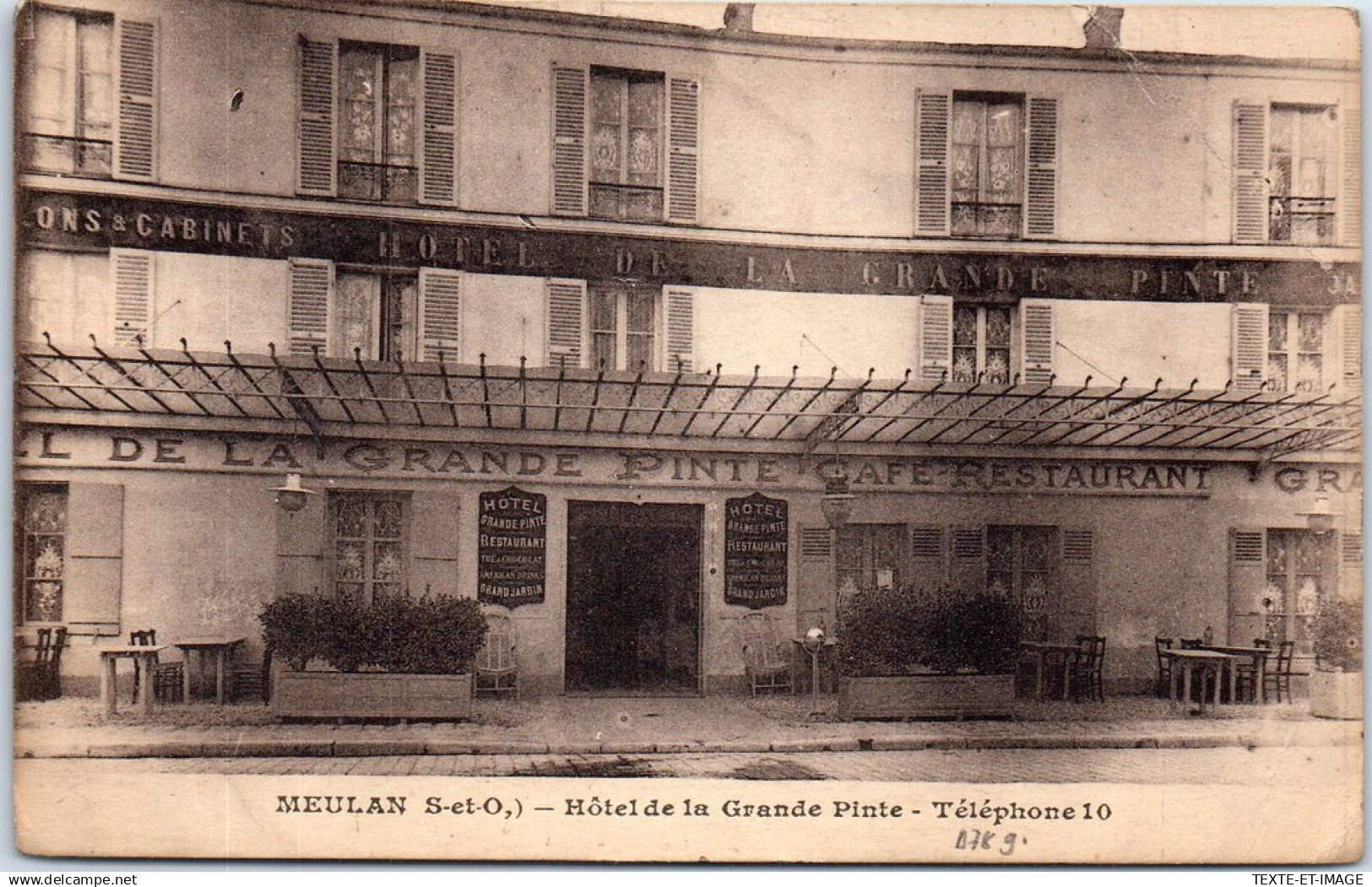78 MEULAN - Hotel de la grande Pinte.