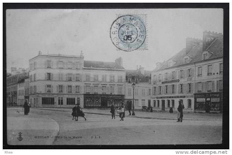 78 Meulan MEULAN - Place Mairie place de la mairie ravoux godeau horlogerie D78D K78401K C78401C RH008014