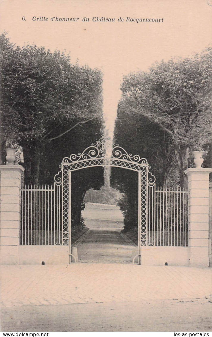 78 ROCQUENCOURT CHATEAU DE ROCQUENCOURT