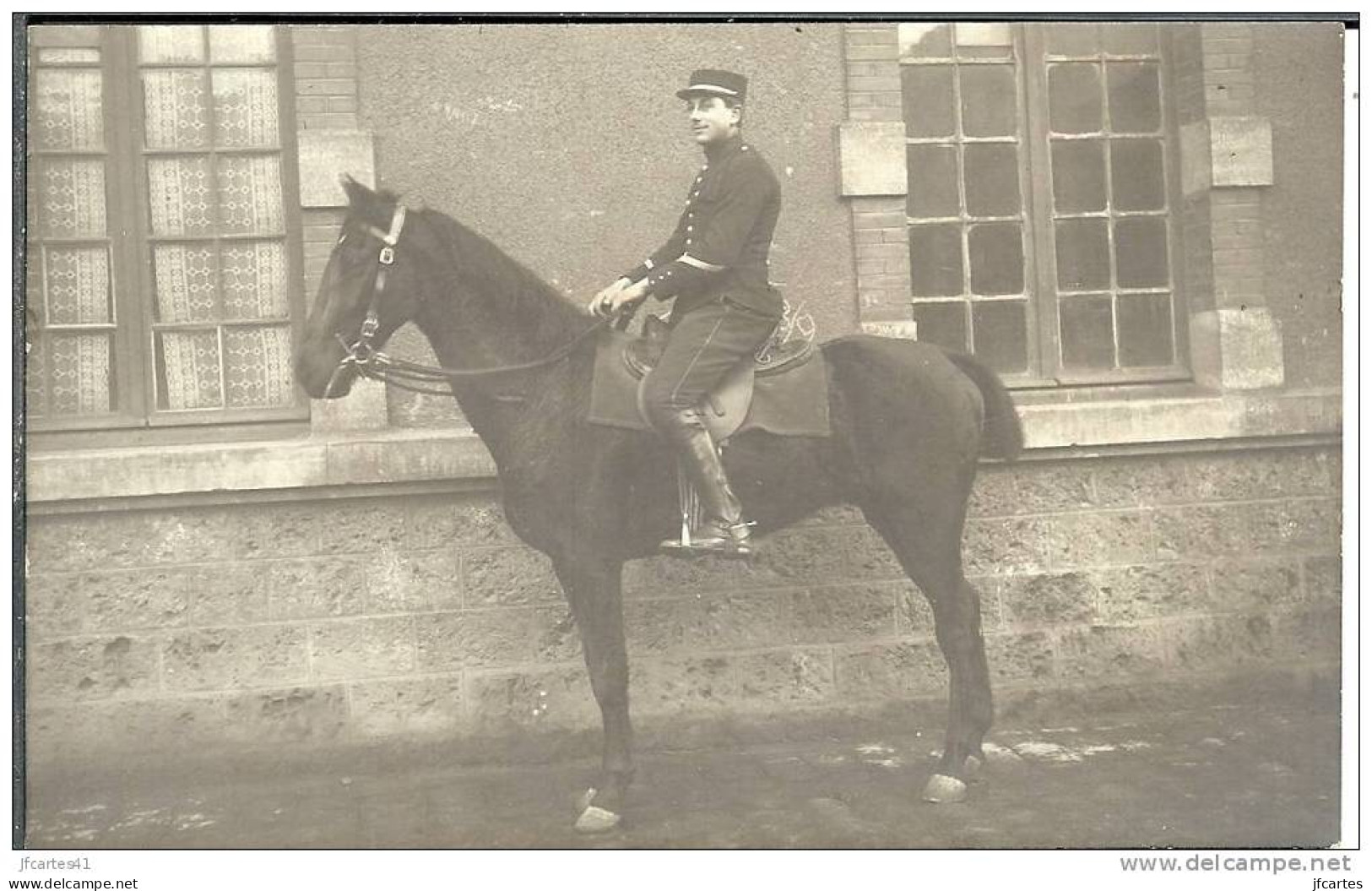78 - SAINT-CYR-L'ECOLE - Carte Photo d'un Cavalier